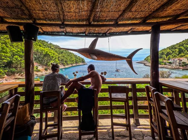 Uvala Pupnatska Luka na otoku Korčuli