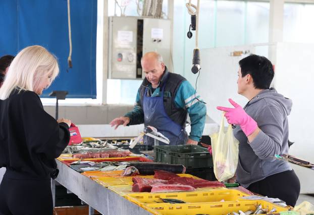 Šibenik: Ponuda na šibenskoj ribarnici