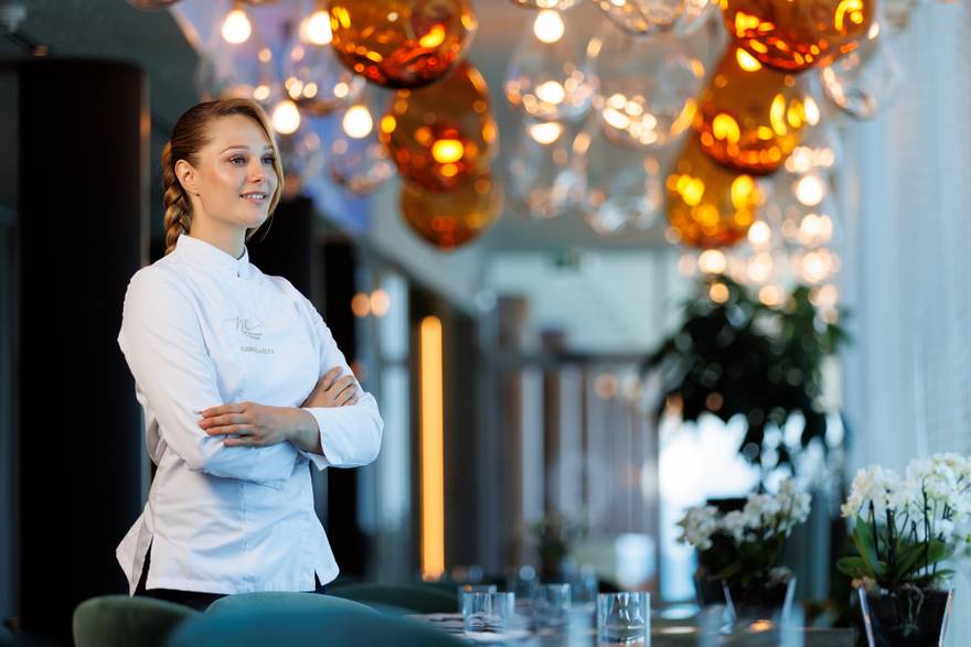 Gabriela Filca, chefica restorana Nebo u Hotelu Hilton Costabella