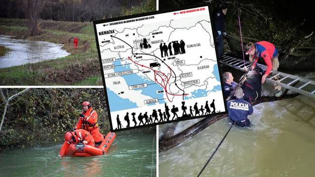Idu kroz minska polja i nabujale rijeke: Ove godine je poginulo 16 migranata u Hrvatskoj