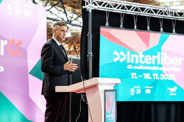 Zagreb: Andrej Plenković na otvorenju 47. međunarodnog sajma knjiga Interliber