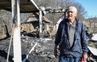 Mirko iz Gline: Supruga mi je u bolnici, potres nam je razrušio kuću i sad mi je još sve izgorjelo