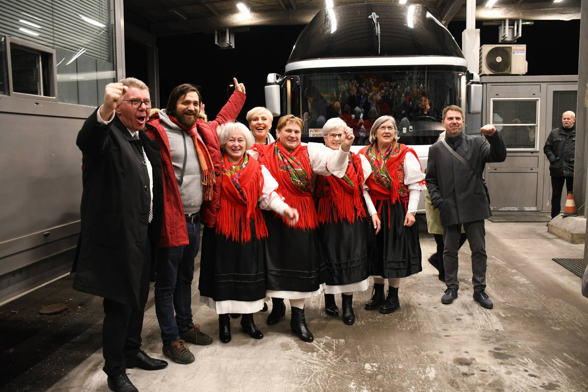 Mursko Središće: Na graničnom prijelazu organizirana svečanost ulaska u zonu Schengena, uz vatromet i tamburaše