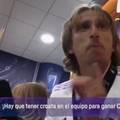 VIDEO Modri&cacute; se u svla&ccaron;ionici Reala hvali uspjesima Hrvata