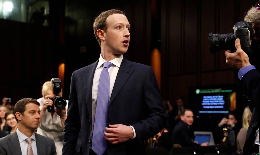 Facebook CEO Zuckerberg arrives to testify before a U.S. Senate joint hearing on Capitol Hill in Washington