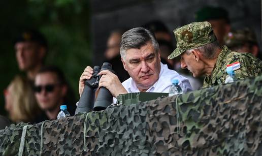 KROZ DALEKOZOR Milanovi&cacute; i Anu&scaron;i&cacute; na vojnoj vje&zcaron;bi u Slunju