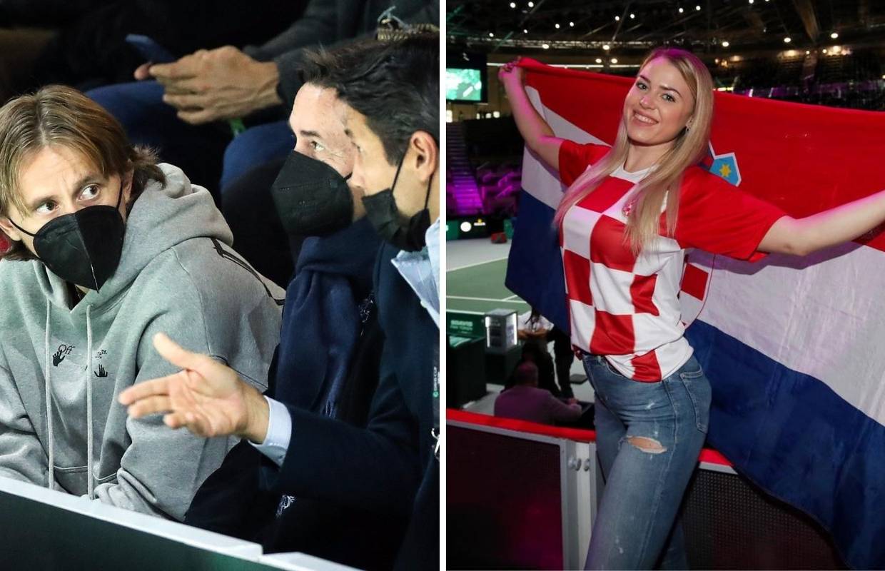 Modrić na tribinama u Madridu, tenisače bodri i lijepa navijačica