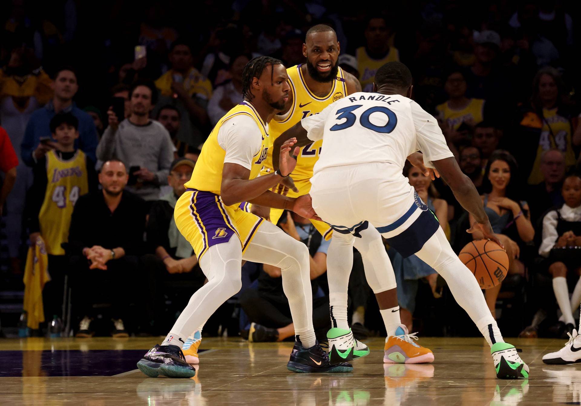 NBA: Minnesota Timberwolves at Los Angeles Lakers