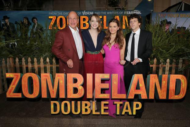 Columbia Picturesâ ZOMBIELAND: DOUBLE TAP World Premiere at the Regency Village Theatre, Westwood, CA, USA - 10 October 2019