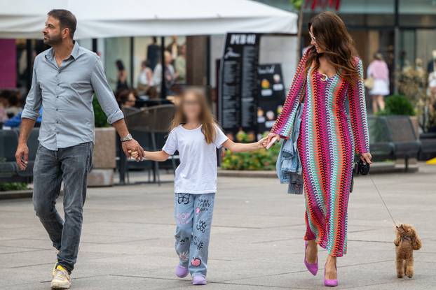 Zagreb: Maja Cvjetković s obitelji na špici 