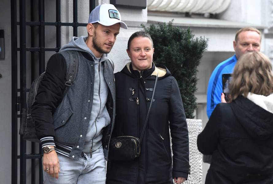 Zagreb: Okupljanje hrvatske nogometne reprezentacije uoči utakmice sa Slovačkom