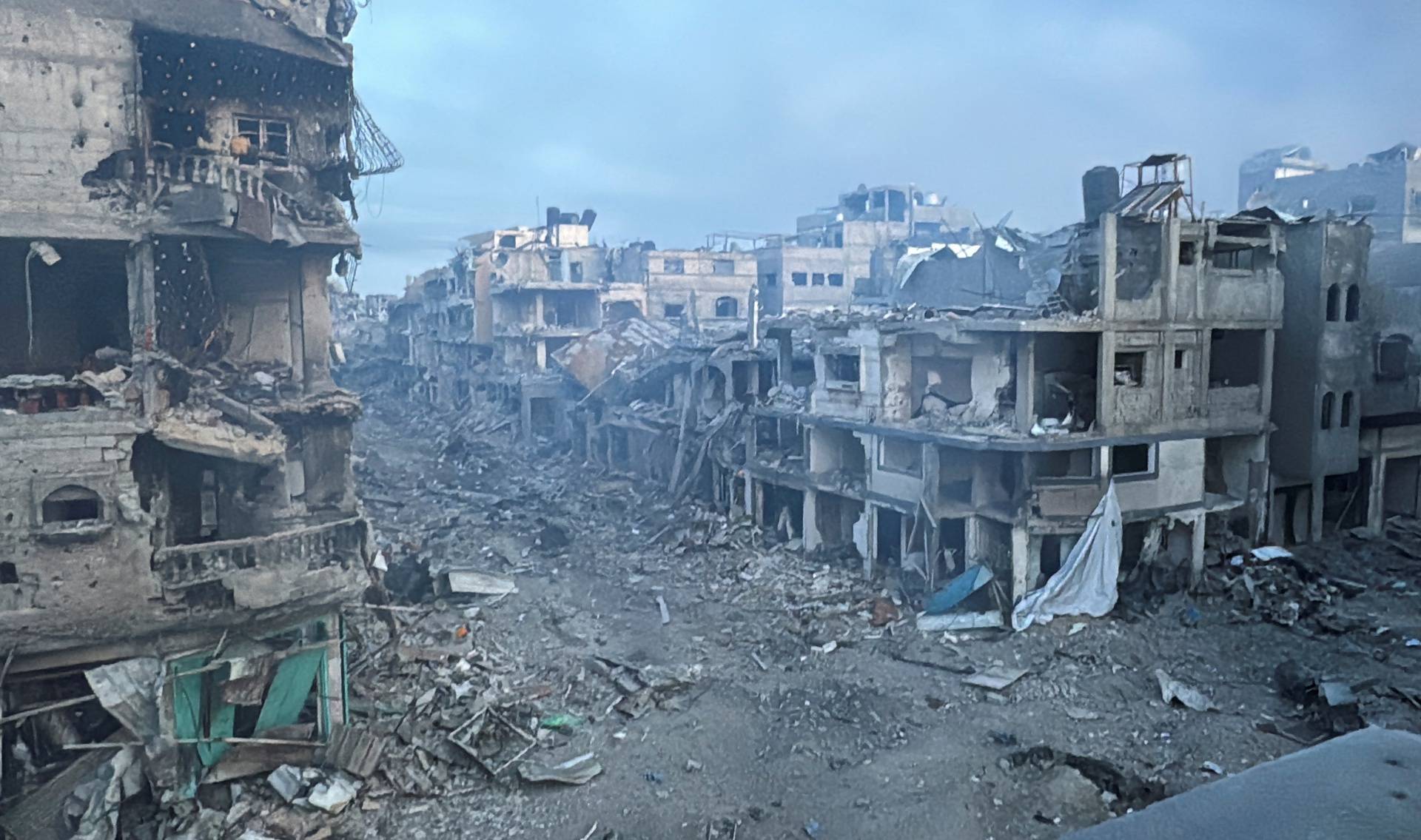 Aftermath of Israeli military operation in Beit Lahiya, in the northern Gaza Strip