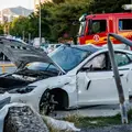 FOTO Teslom jurio 140 km/h u Splitu, preletio preko Twinga i pokosio &zcaron;enu: 'Kriv sam, ali...'