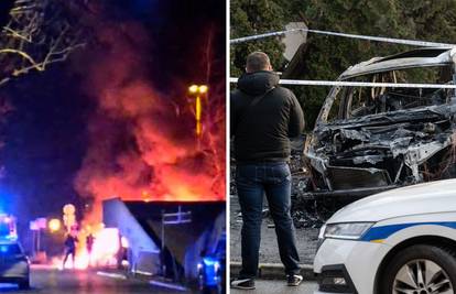 Policija o buktinji u Zagrebu: Namjerno zapalili kamp kućicu, izgorio i BMW. Šteta je velika