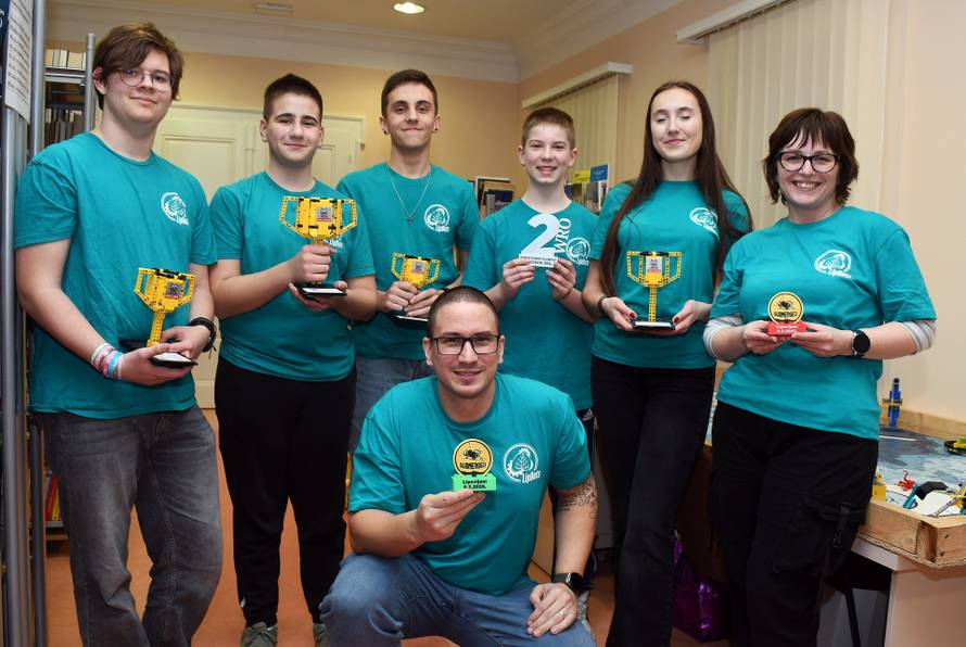 Članovi kluba Lipovljani pobijedili su na velikom državnom finalu First Lego League