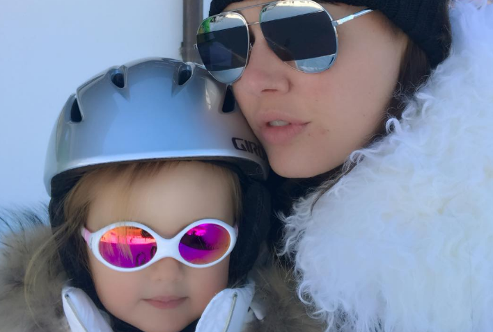 Talent: Dvogodišnja kći Tamare Ecclestone skija potpuno sama