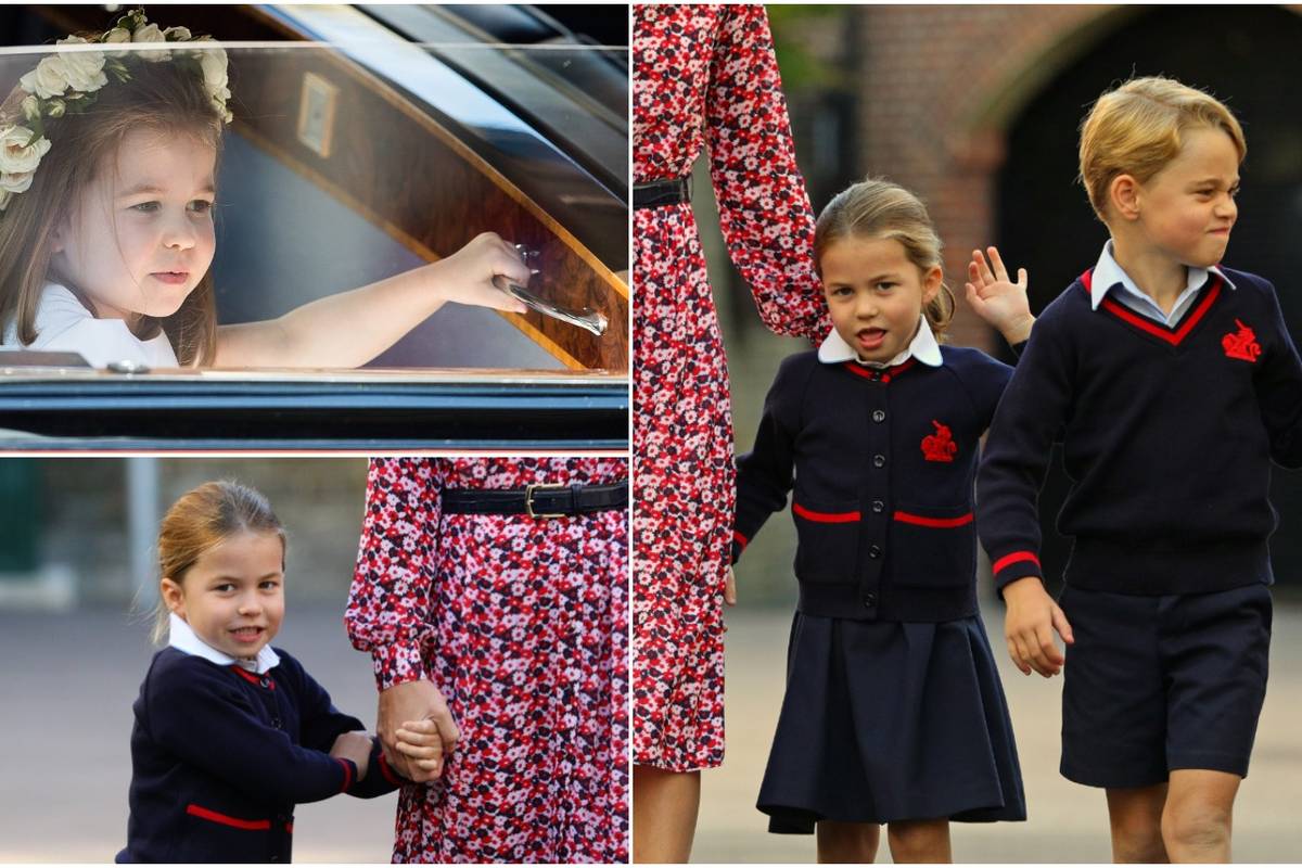 Uzbuđena Charlotte: Princeza s četiri godine krenula u školu