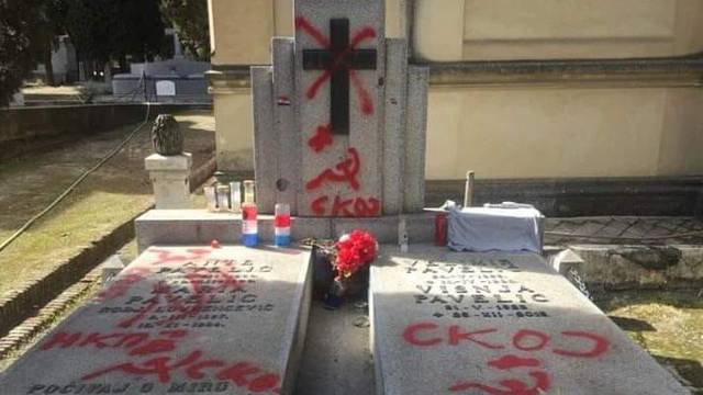 Išarali su grob Ante Pavelića u Madridu: Nacrtali su srp i čekić
