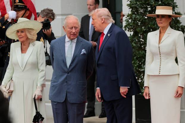 Britain's King Charles and Queen Camilla in the United States for state visit