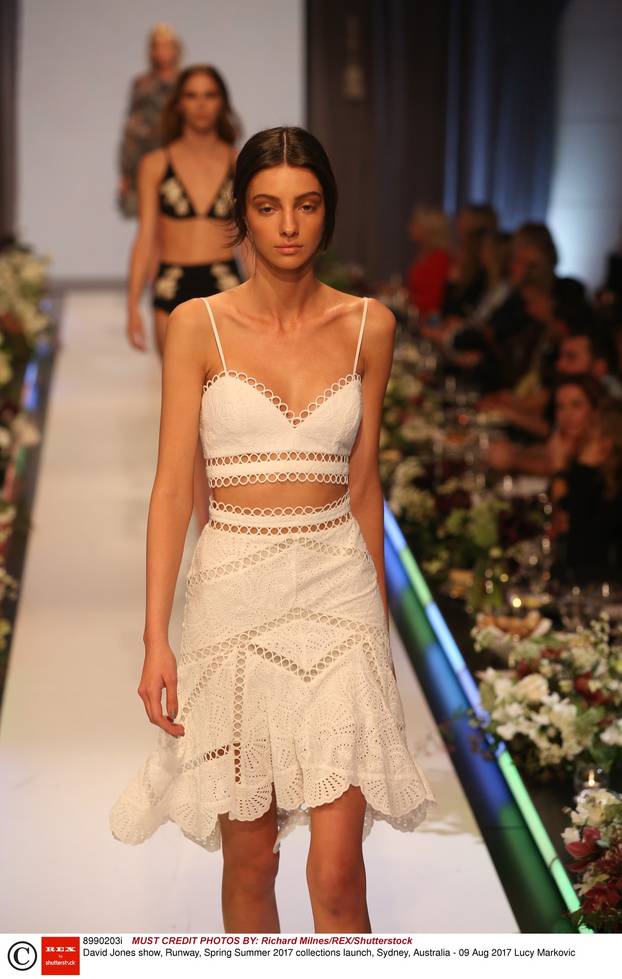 David Jones show, Runway, Spring Summer 2017 collections launch, Sydney, Australia - 09 Aug 2017