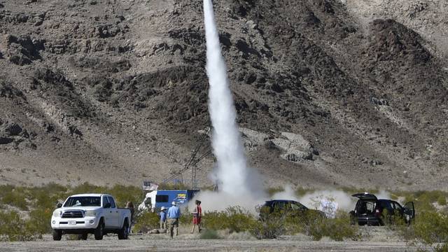 Mad Mike Hughes rocket launch