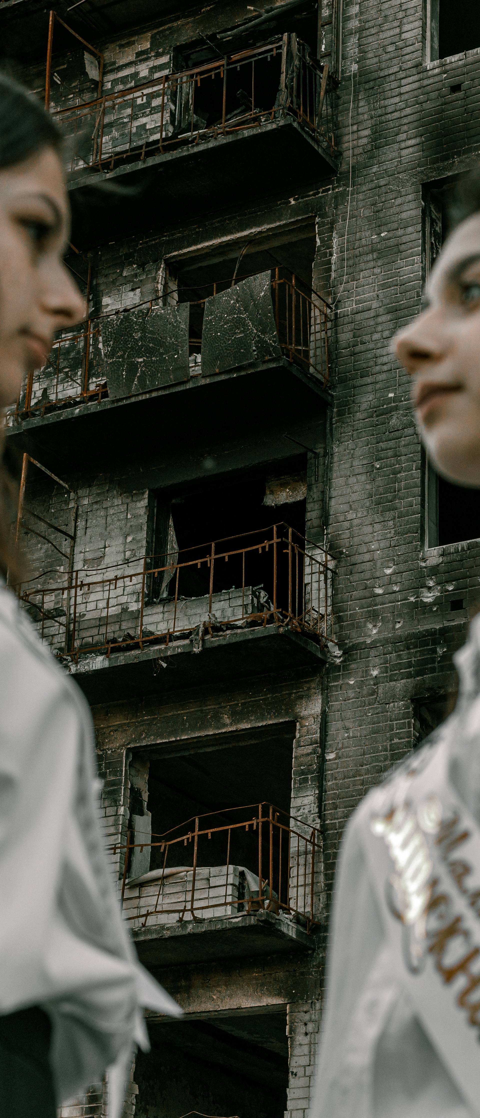 Photographer creates graduation album with Chernihiv ruins as backdrop