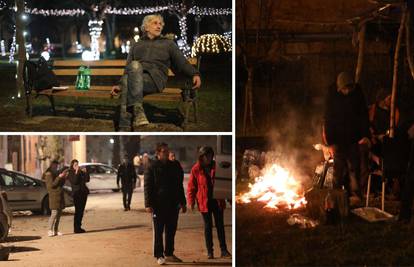 Najteža noć za tisuće: U strahu su bdjeli uz vatru na otvorenom