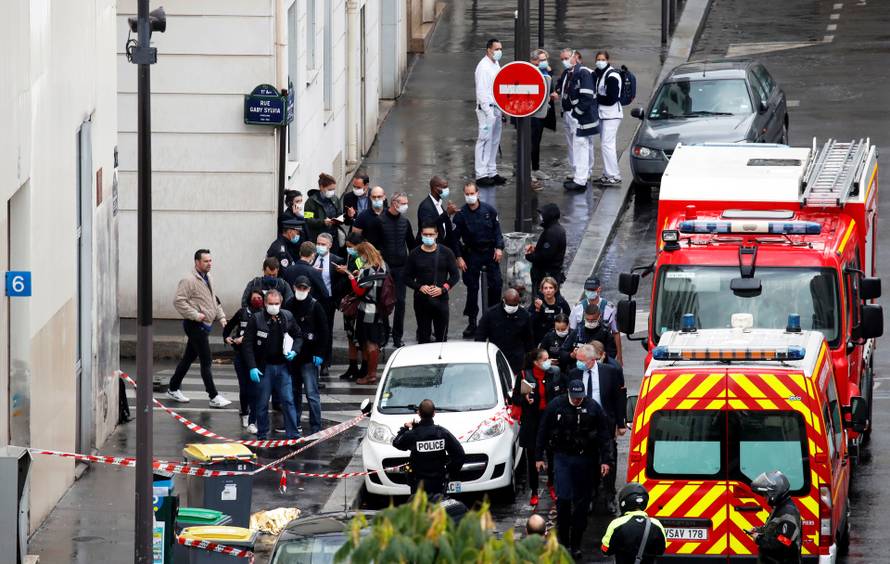 Police operation ongoing near the former offices of Charlie Hebdo, in Paris