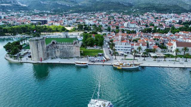 Trogir: Pogled na Pro 3x3 turnir iz zraka