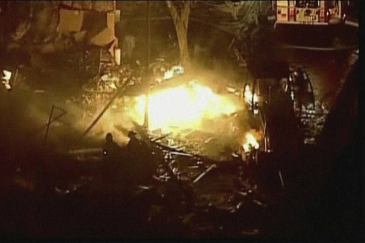 U požaru koji je izbio nakon eksplozije ozlijeđeno 14 ljudi