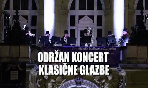 Na balkonu HNK-a održan koncert klasične glazbe