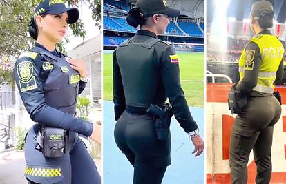 Bujna Alexa zvijezda je policije Kolumbije. Na utakmicama čuva red: 'Sramota što je zaposlena'