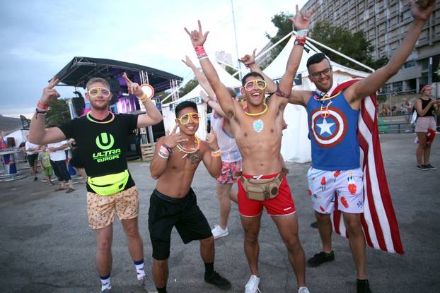 Split: Posjetitelji na trećoj večeri Ultra Europe festivala