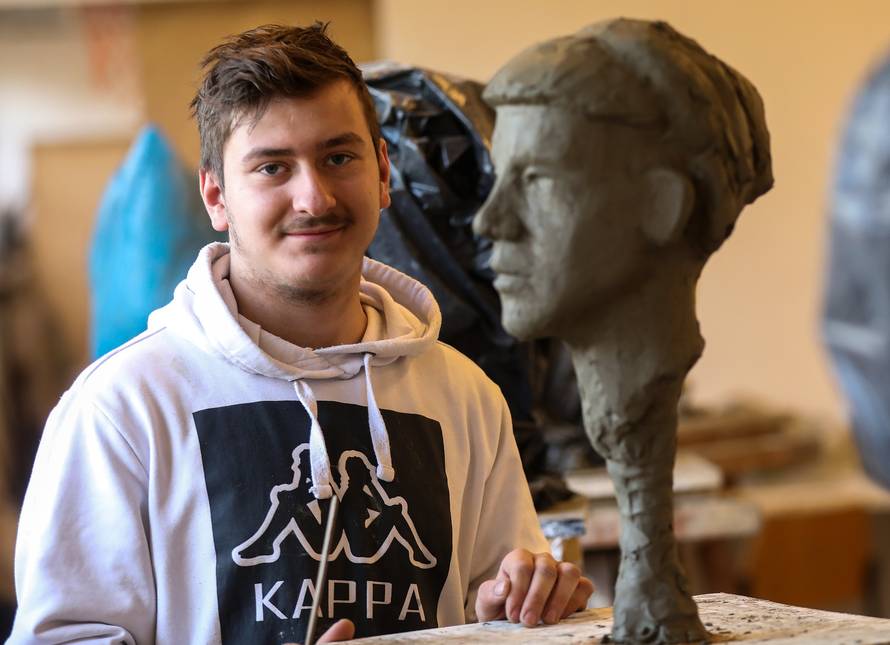 Zagreb: Siniša Matijević, student na Akademiji likovnih umjetnosti