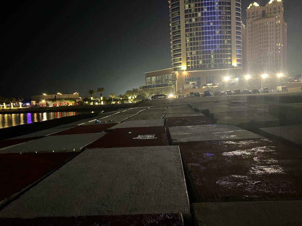 Tajna noćna akcija hrvatskih navijača u Dohi: Pogledajte što su napravili uz hotel na plaži