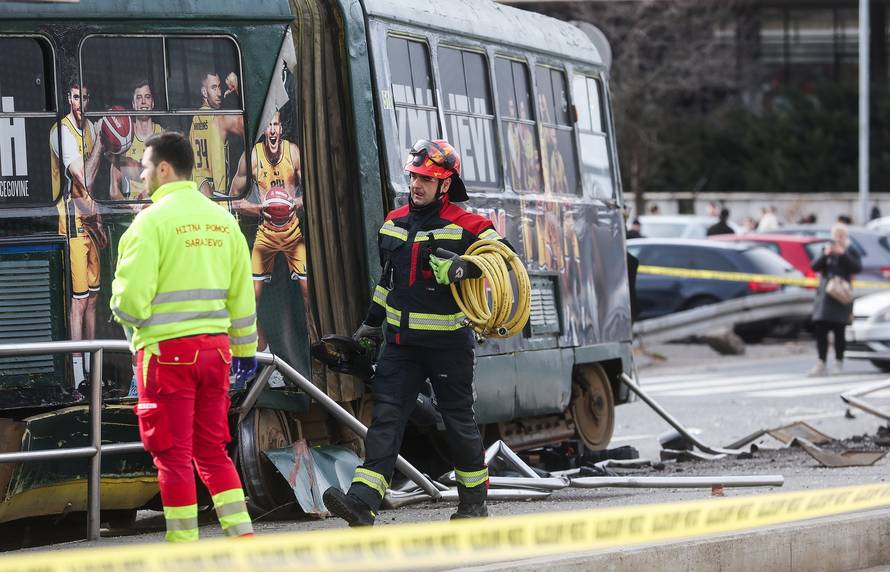 Sarajevo: Tramvaj iskočio iz tračnica u središtu grada