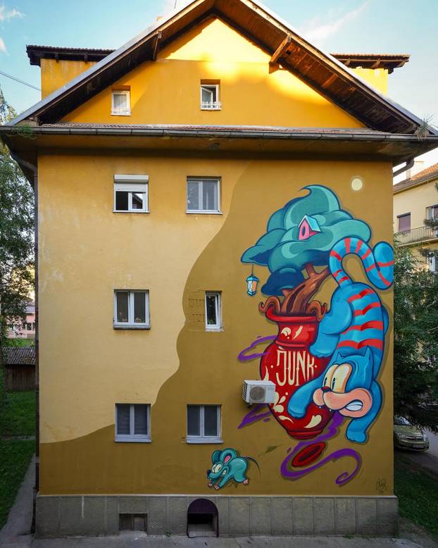 FOTO Grad pretvoren u galeriju: Pogledajte predivne murale na kućama i zgradama u Čačku