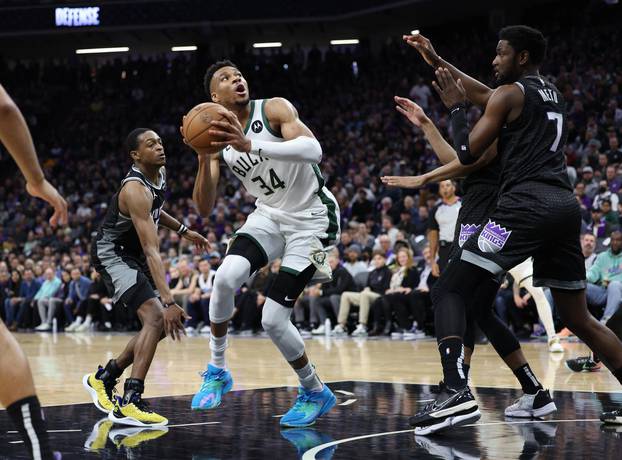 NBA: Milwaukee Bucks at Sacramento Kings