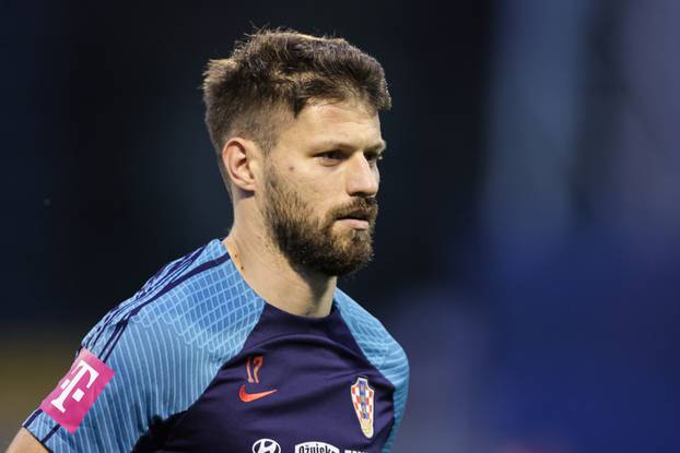 Zagreb: Trening hrvatske nogometne reprezentacije