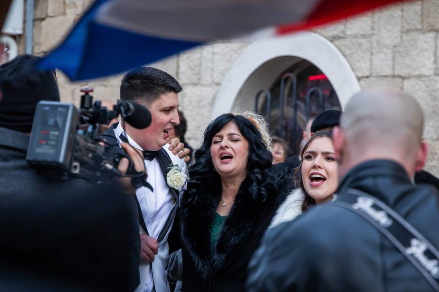 Sinj: Vjenčanje Nediljka Bulja i Pie Cvitković