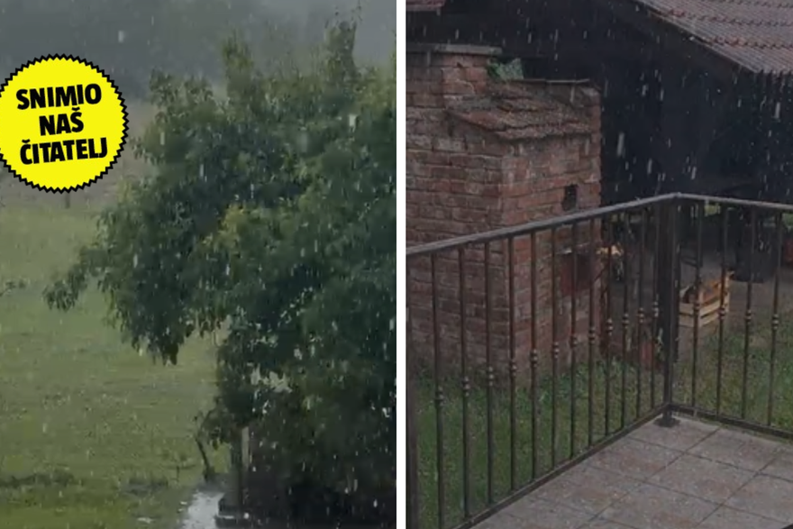 Tuča u okolici Zagreba