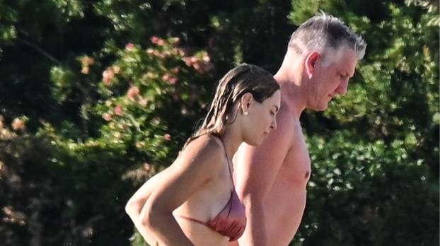 *PREMIUM-EXCLUSIVE* *MUST CALL FOR PRICING BEFORE USAGE* 
First photos of Bastian Schweinsteiger enjoying beach getaway in Greece with new girlfriend Silva.
*PICTURES TAKEN ON 08/07/2025*