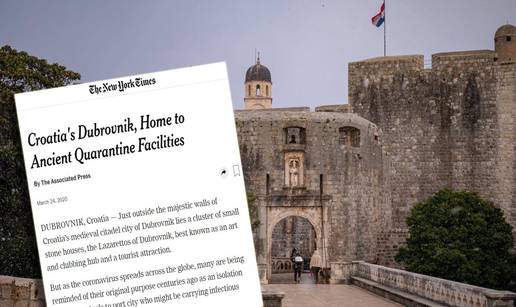 I New York Times piše o prvoj karanteni ikad - u Dubrovniku