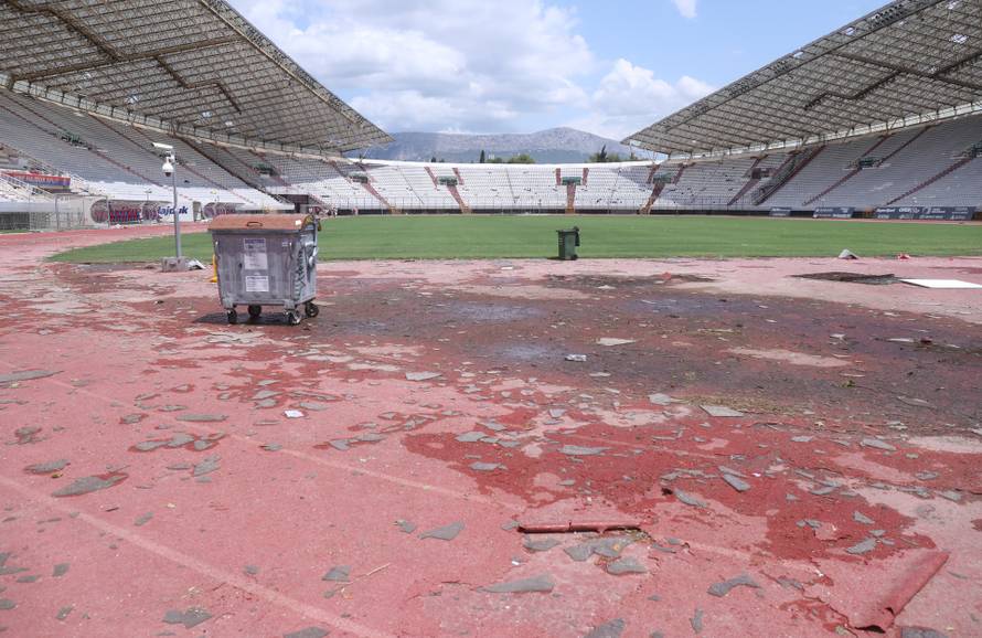 Poljud oštećen u oluji koja je poharala Split