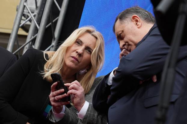 Banja Luka: Skup podrške Miloradu Dodiku nakon izricanja presude