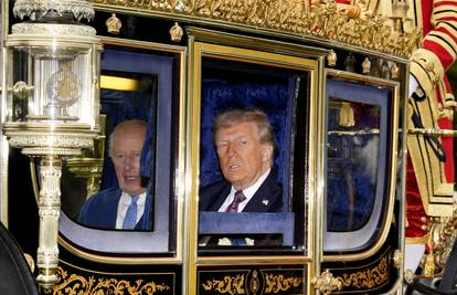 Velika Britanija dočekala je Trumpa kao kralja! On i princ Charles uskočili u zlatnu kočiju