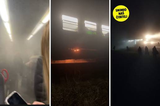VIDEO Planuo vlak kod Osijeka: 'Strojovo&dstrok;a je vikao, morali smo iskakati, bilo je prestra&scaron;no'