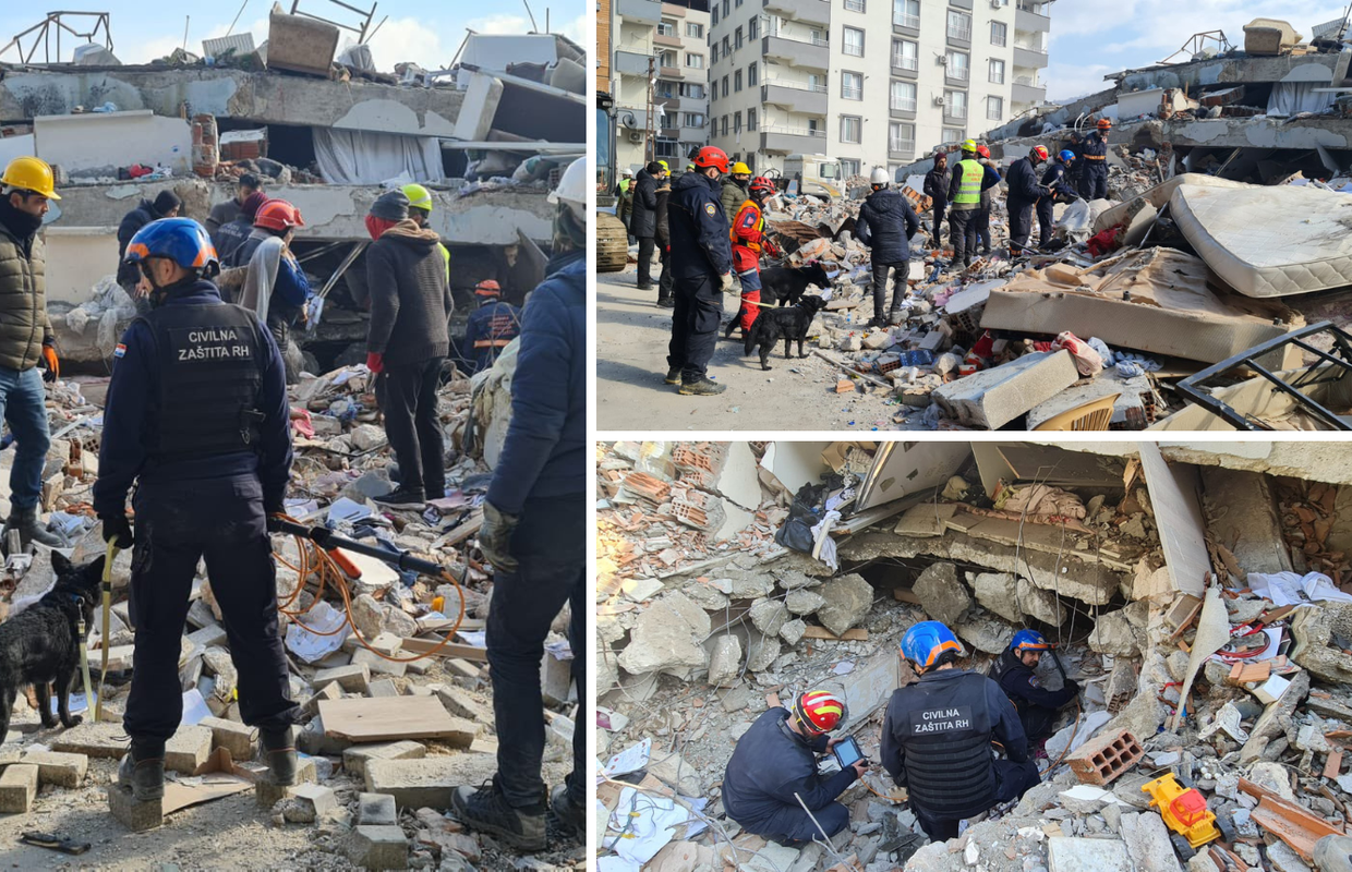 Hrvatski spasioci i psi u Turskoj pronašli još pet žrtava: 'Šanse za preživljavanje su minimalne'