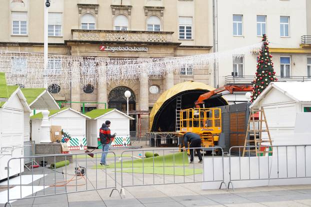 Zagreb: U tijeku su pripreme za predstojeći Advent 