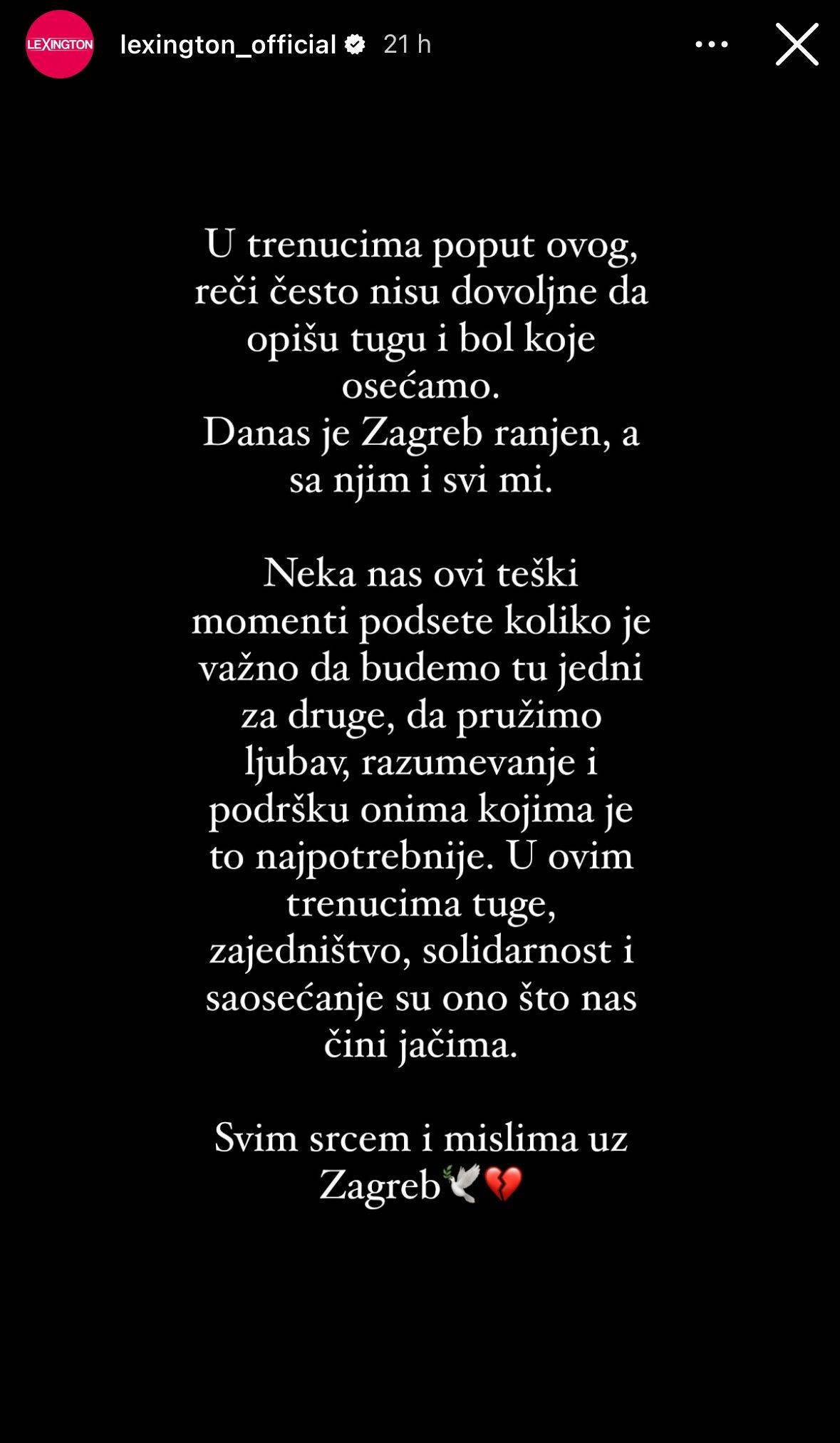 Bend koji dolazi iduće godine u glavni grad: 'Zagreb je ranjen danas, ali i mi svi skupa s njim'